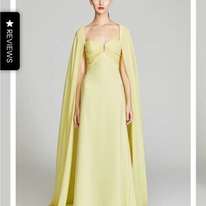 Halston Heritage Sunny Yellow Dress